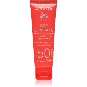 Apivita Bee Sun Safe Hydra Face Tinted Gel-Cream SPF50 gel-cremă cu efect de tonifiere SPF 50 - imagine 2